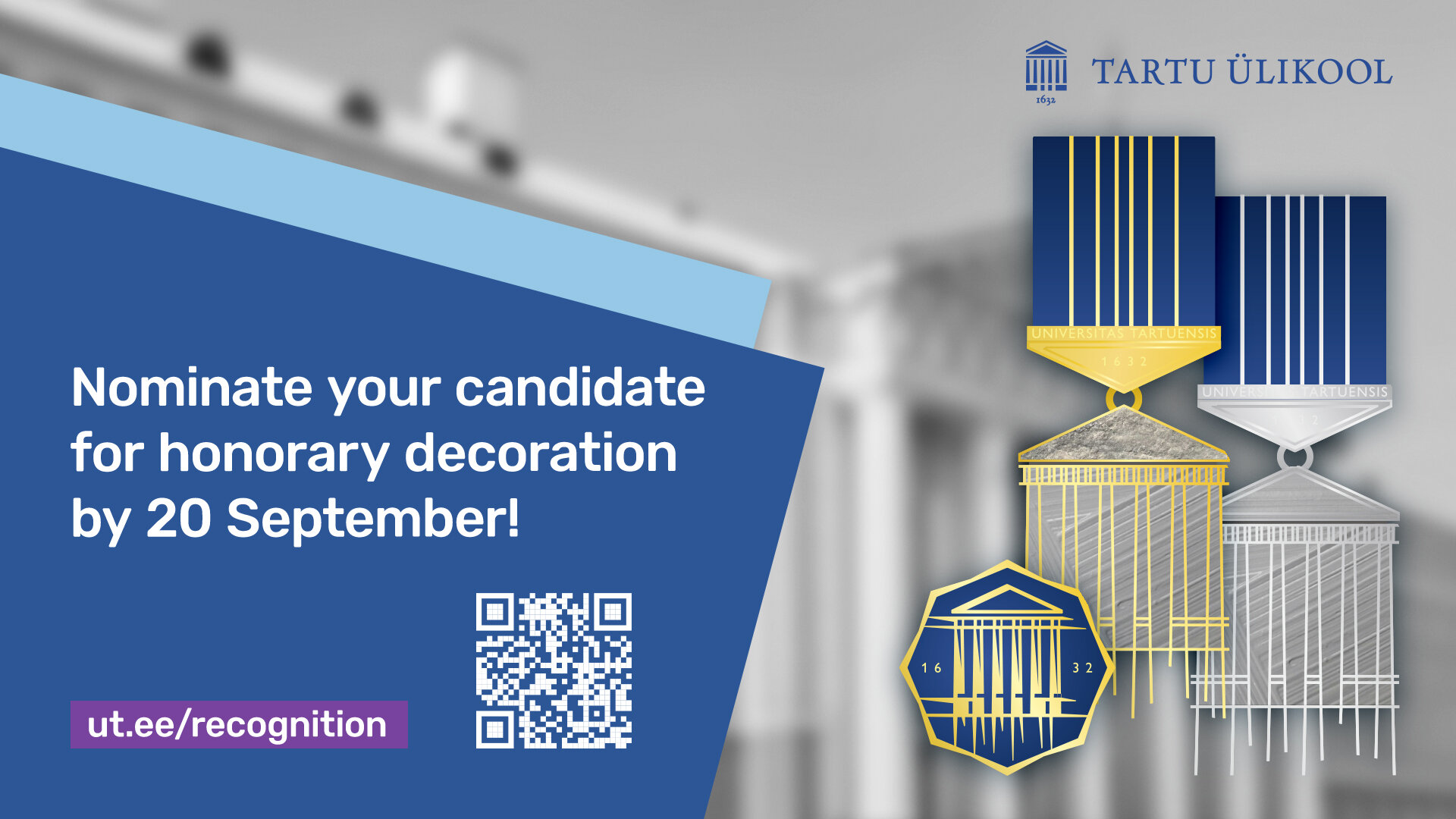 Nominate a candidate for awarding with honorary decoration until 20 September