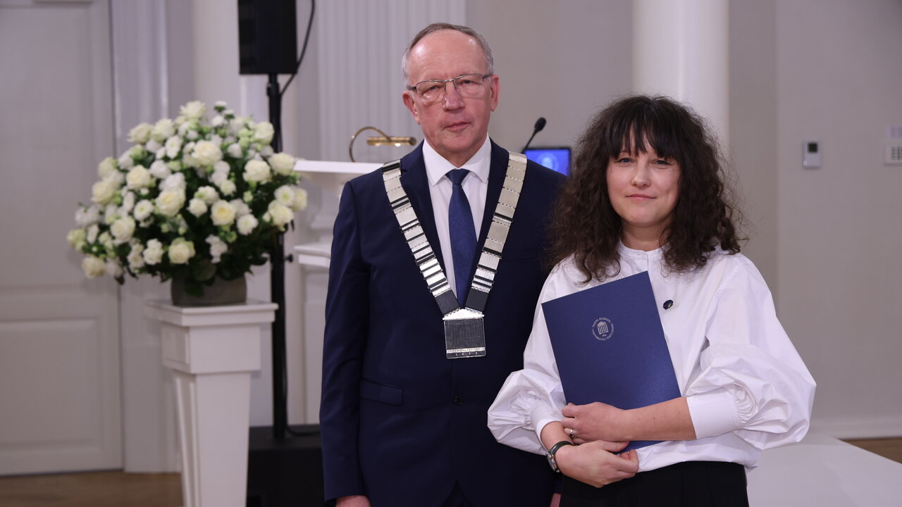 Mari Tõrv ja rektor