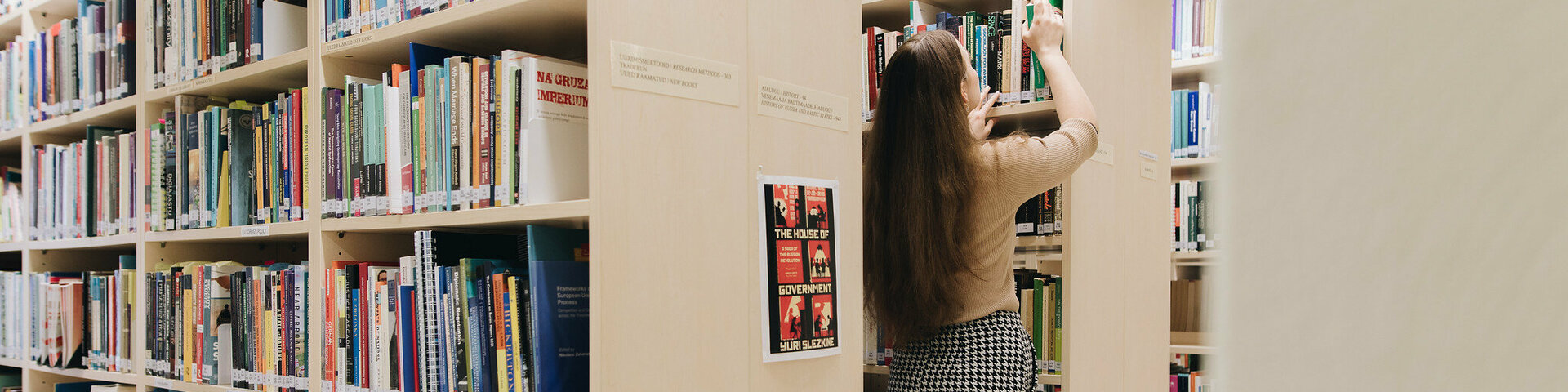 Üliõpilane raamatukogus. Autor: Andero Kalju